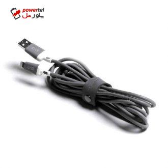 کابل تبدیل USB به لایتنینگ اس تی ام مدل ABLE طول 3 متر