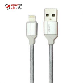 کابل تبدیل USB به لایتنینگ الدینیو مدل LS391 طول 1 متر