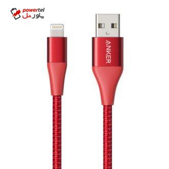 کابل تبدیل USB به لایتنینگ انکر مدل A8452 PowerLine II Plus طول 0.9 متر
