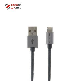 کابل تبدیل USB به لایتنینگ ای دیتا مدل SCC1M طول 1 متر کابل تبدیل USB به لایتنینگ ای دیتا مدل SCC1M طول 1 متر