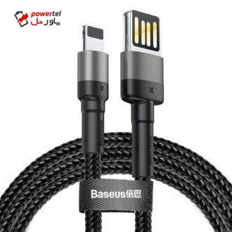 کابل تبدیل USB به لایتنینگ باسئوس مدل cafule طول 1 متر
