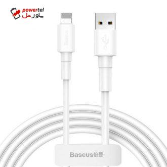 کابل تبدیل USB به لایتنینگ باسئوس مدل CALSW-02 طول 1 متر کابل تبدیل USB به لایتنینگ باسئوس مدل CALSW-02 طول 1 متر