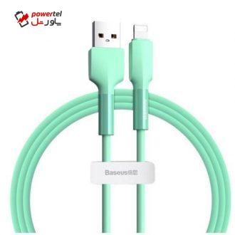 کابل تبدیل USB به لایتنینگ باسئوس مدل Silica Gel طول 1 متر کابل تبدیل USB به لایتنینگ باسئوس مدل Silica Gel طول 1 متر