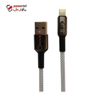 کابل تبدیل USB به لایتنینگ باوین مدل cb-157 طول 1متر کابل تبدیل USB به لایتنینگ باوین مدل cb-157 طول 1متر
