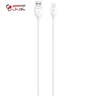 کابل تبدیل USB به لایتنینگ جی روم مدل JR-S116 طول 1 متر