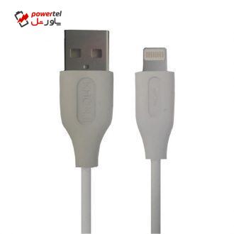 کابل تبدیل USB به لایتنینگ خنجی مدل KH-C 104 طول 1 متر کابل تبدیل USB به لایتنینگ خنجی مدل KH-C 104 طول 1 متر