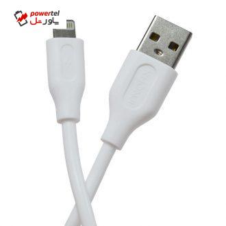 کابل تبدیل USB به لایتنینگ خنجی مدل KH-C104 طول 1متر