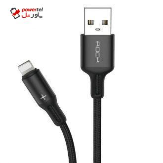 کابل تبدیل USB به لایتنینگ راک مدل RCB0730 طول 2 متر کابل تبدیل USB به لایتنینگ راک مدل RCB0730 طول 2 متر