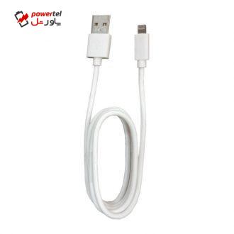 کابل تبدیل USB به لایتنینگ زکس لونگ مدل DC12W طول 1 متر کابل تبدیل USB به لایتنینگ زکس لونگ مدل DC12W طول 1 متر