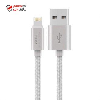 کابل تبدیل USB به لایتنینگ زیکو مدل Sc500-L150R طول 1.5 متر کابل تبدیل USB به لایتنینگ زیکو مدل Sc500-L150R طول 1.5 متر