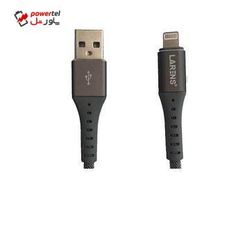 کابل تبدیل USB به لایتنینگ لارنس مدل m۲۱ طول 1متر