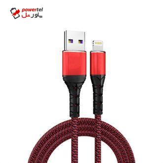 کابل تبدیل USB به لایتنینگ مدل EC09 طول 1.2 متر کابل تبدیل USB به لایتنینگ مدل EC09 طول 1.2 متر