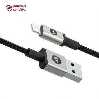 کابل تبدیل USB به لایتنینگ موفی مدل CA-02 طول 3 متر کابل تبدیل USB به لایتنینگ موفی مدل CA-02 طول 3 متر