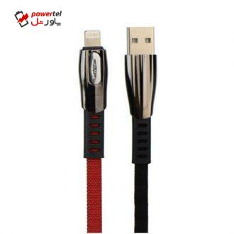 کابل تبدیل USB به لایتنینگ موکسوم مدل CB-12 طول 1 متر کابل تبدیل USB به لایتنینگ موکسوم مدل CB-12 طول 1 متر