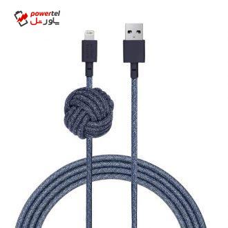 کابل تبدیل USB به لایتنینگ نیتیو یونیون کد 8523 طول 3 متر کابل تبدیل USB به لایتنینگ نیتیو یونیون کد 8523 طول 3 متر