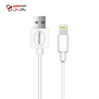 کابل تبدیل USB به لایتنینگ هانروکس مدل M15 طول 1متر کابل تبدیل USB به لایتنینگ هانروکس مدل M15 طول 1متر