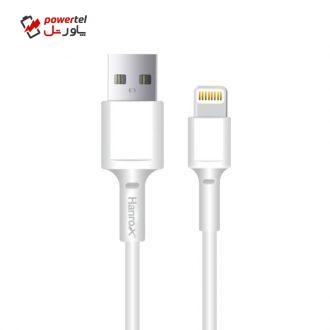 کابل تبدیل USB به لایتنینگ هانروکس مدل M3 طول 1متر کابل تبدیل USB به لایتنینگ هانروکس مدل M3 طول 1متر