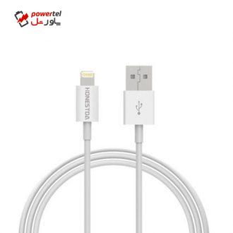 کابل تبدیل USB به لایتنینگ هونستدا مدل TL044 طول 0.6 متر کابل تبدیل USB به لایتنینگ هونستدا مدل TL044 طول 0.6 متر