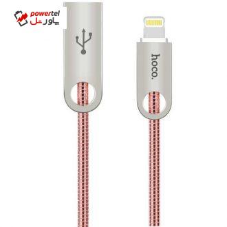 کابل تبدیل USB به لایتنینگ هوکو مدل U8 طول 1 متر کابل تبدیل USB به لایتنینگ هوکو مدل U8 طول 1 متر