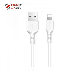 کابل تبدیل USB به لایتنینگ هوکو مدل X13 طول 1 متر کابل تبدیل USB به لایتنینگ هوکو مدل X13 طول 1 متر