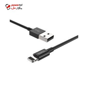 کابل تبدیل USB به لایتنینگ هوکو مدل X23 طول 1 متر کابل تبدیل USB به لایتنینگ هوکو مدل X23 طول 1 متر