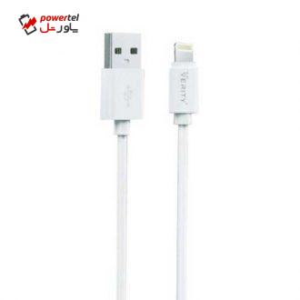 کابل تبدیل USB به لایتنینگ وریتی مدل CB3124 طول 1.5 متر