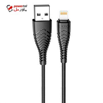 کابل تبدیل USB به لایتنینگ وگر مدل VGR44 طول 1 متر کابل تبدیل USB به لایتنینگ وگر مدل VGR44 طول 1 متر