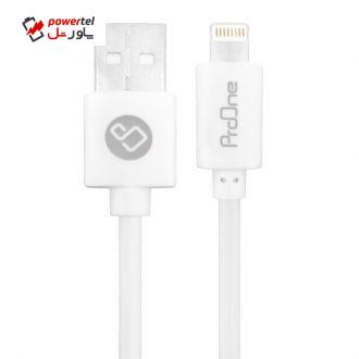 کابل تبدیل USB به لایتنینگ پرووان مدل M01 طول 1 متر