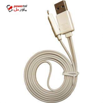 کابل تبدیل USB به لایتنینگ چراغ دار به طول 1 متر کابل تبدیل USB به لایتنینگ چراغ دار به طول 1 متر