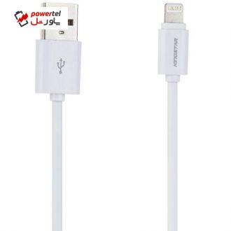 کابل تبدیل USB به لایتنینگ کینگ استار مدل KS03i طول 1 متر کابل تبدیل USB به لایتنینگ کینگ استار مدل KS03i طول 1 متر