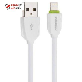 کابل تبدیل USB به لایتنینگ کینگ استار مدل KS07i طول 1 متر کابل تبدیل USB به لایتنینگ کینگ استار مدل KS07i طول 1 متر