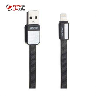کابل تبدیل USB به لایتنینگ یونیوو مدل UN-004i طول 1 متر کابل تبدیل USB به لایتنینگ یونیوو مدل UN-004i طول 1 متر