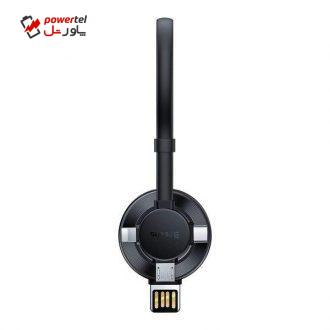 کابل تبدیل USB به لایتنینگ /USB-C/microUSB باسئوس مدل STAR RING طول 0.18 متر