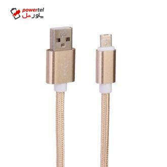 کابل تبدیل USB به لایتنینگ  / microUSB مدل ABL طول 1.5 متر