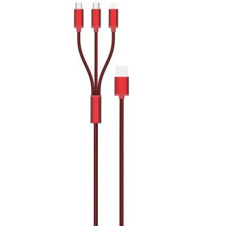 کابل تبدیل USB به لایتنینگ/microUSB امی مدل MY-447 طول 1.2 متر کابل تبدیل USB به لایتنینگ/microUSB امی مدل MY-447 طول 1.2 متر