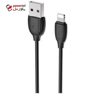 کابل تبدیل USB به لایتینگ بروفون مدل BX19 طول 1 متر