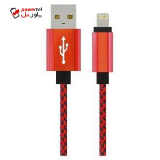 کابل تبدیل USB به لایتینگ مدل LI2 طول 0.27 متر