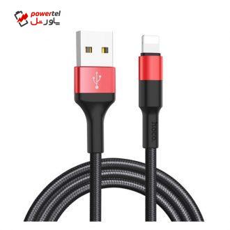 کابل تبدیل USB به لایتینگ هوکو مدل X26 طول 1 متر کابل تبدیل USB به لایتینگ هوکو مدل X26 طول 1 متر