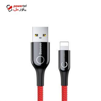 کابل تبدیل USB به لایتینینگ باسئوس مدل CALCD-09 طول 1 متر
