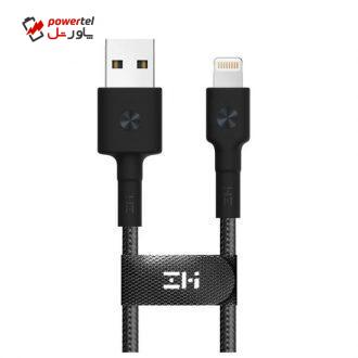 کابل تبدیل USB به لایتینینگ زد ام آی مدل AL803 به طول 1 متر