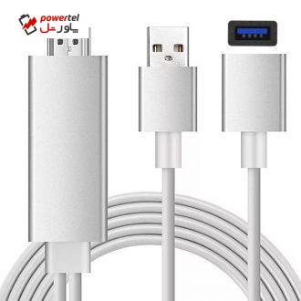 کابل تبدیل USB  به HDMI مدل L6M طول 2 متر