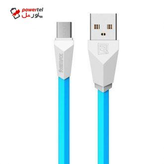 کابل تبدیل USB به MicoUSB ریمکس مدل Aliens طول 1 متر کابل تبدیل USB به MicoUSB ریمکس مدل Aliens طول 1 متر