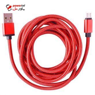 کابل تبدیل USB به Micro USB الدینیو مدل LS17 به طول 2 متر