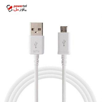 کابل تبدیل USB به MicroUSB ام تی چهار مدل AS118001001 طول 1 متر