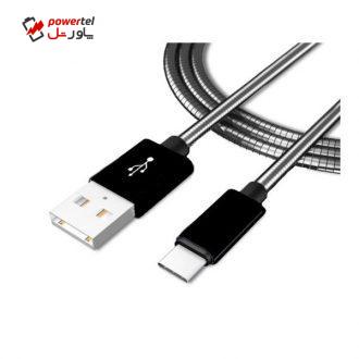 کابل تبدیل USB به Type-C دینیک مدل T300 طول 1متر کابل تبدیل USB به Type-C دینیک مدل T300 طول 1متر