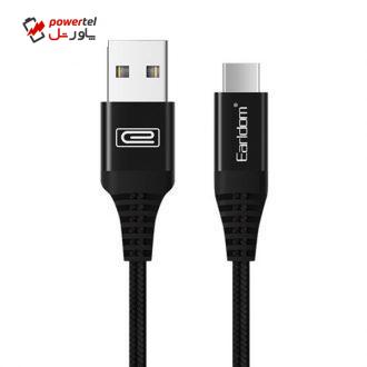 کابل تبدیل USB به USB-C ارلدام مدل 038C طول 2 متر