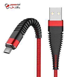 کابل تبدیل USB به USB-C ارلدام مدل EC-060C طول 1 متر کابل تبدیل USB به USB-C ارلدام مدل EC-060C طول 1 متر