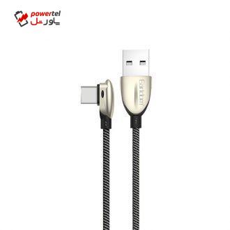 کابل تبدیل USB به USB-C ارلدام مدل EC-075C طول 1.2 متر کابل تبدیل USB به USB-C ارلدام مدل EC-075C طول 1.2 متر