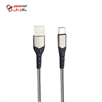 کابل تبدیل USB به USB-C ارلدام مدل EC-076C طول 1 متر کابل تبدیل USB به USB-C ارلدام مدل EC-076C طول 1 متر