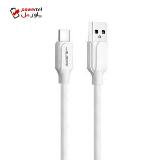 کابل تبدیل USB به USB-C ام پی بلبری مدل BLB-0118 طول 20 سانتی متر